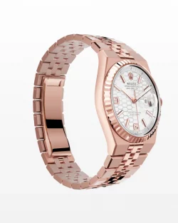Rolex Land Dweller 127235 Intense White Everose Gold 36mm