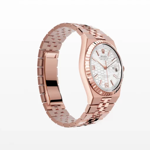 Rolex Land Dweller 127235 Intense White Everose Gold 36mm