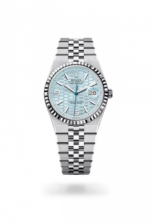 Rolex Land Dweller 127236 Ice Blue Dial 36mm