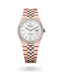Rolex Land Dweller 127285TBR Intense White Everose Gold Diamonds 36mm