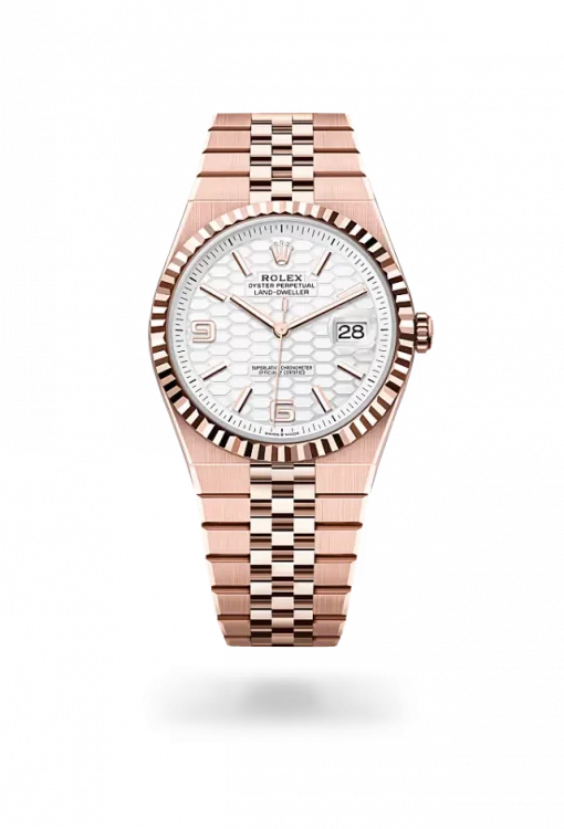 Rolex Land Dweller 127335 Intense White Everose Gold 40mm