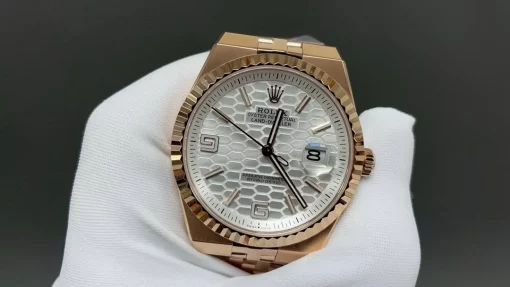 Rolex Land Dweller 127335 Intense White Everose Gold 40mm