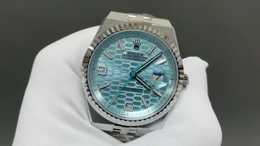Rolex Land Dweller 127336 Ice Blue Platinum 40mm
