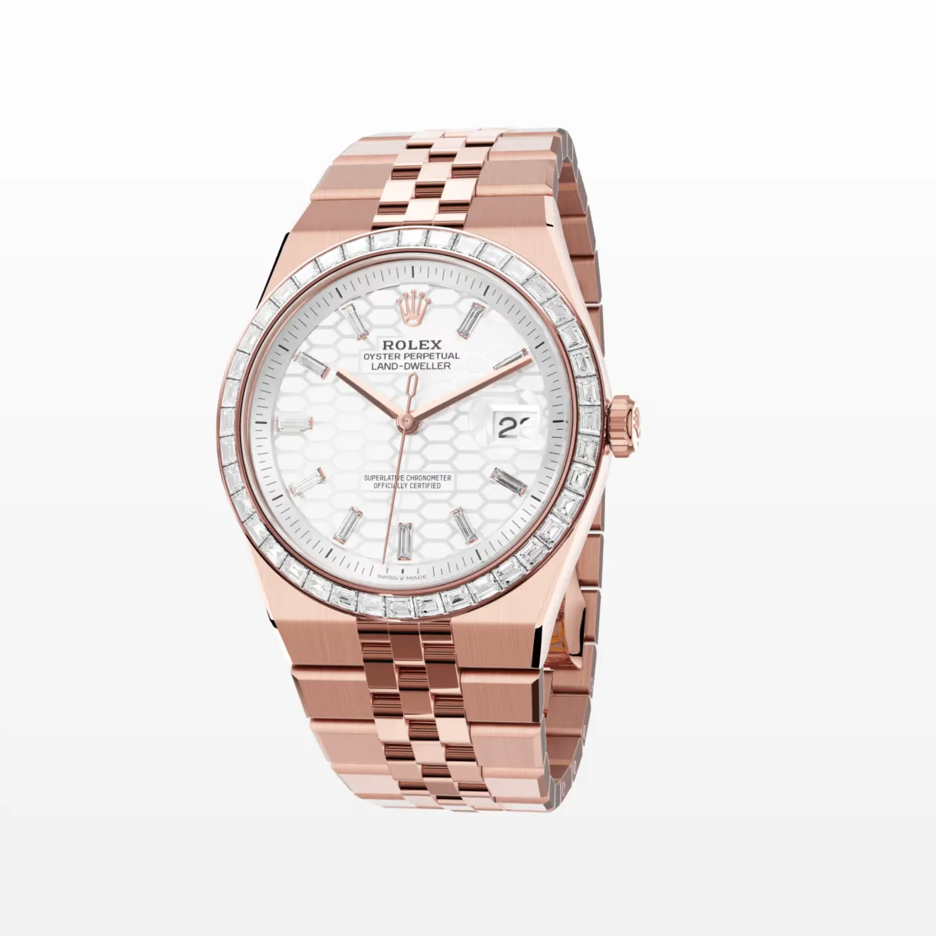 Rolex Land Dweller 127385TBR Intense White Dial 40mm Rolex Land Dweller 127385TBR Intense White Dial 40mm