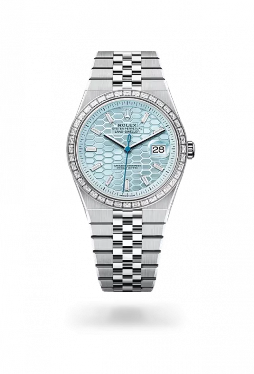 Rolex Land Dweller 127386TBR Ice Blue Diamond 40mm