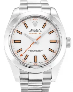 Rolex Milgauss 116400 White Dial 40mm