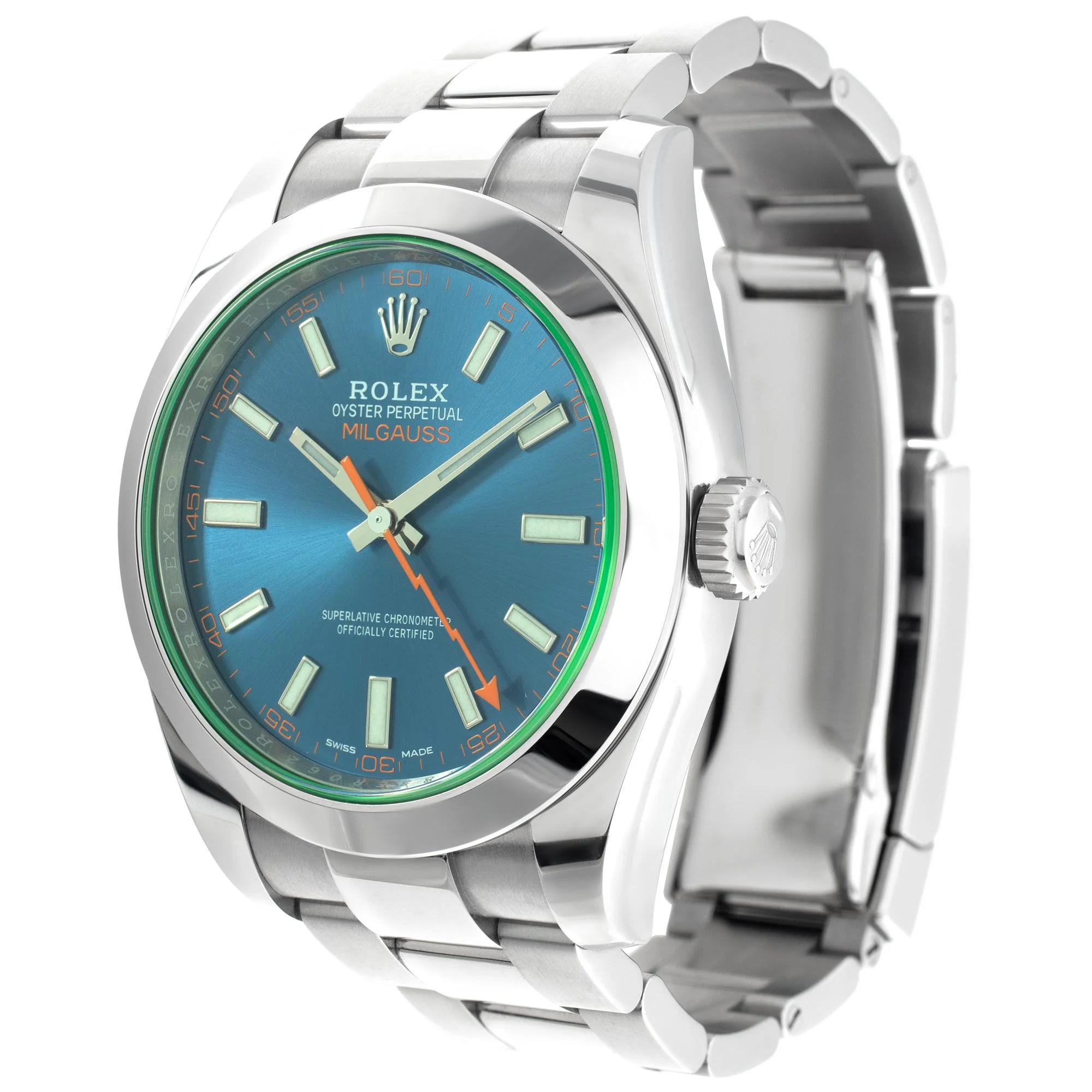 Rolex Milgauss 116400GV Blue Dial 40mm Rolex Milgauss 116400GV Blue Dial 40mm