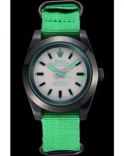 Rolex Milgauss 622004 Green Dial 40mm