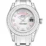 Rolex Pearlmaster 80359 Mother of Pearl Pink Dial 36mm