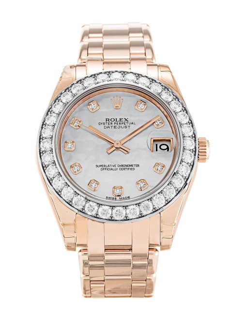 Rolex Pearlmaster 81285 Mother of Pearl Dial 34mm
