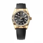Rolex Sky Dweller 336238 Bright Black Dial 42mm Oysterflex
