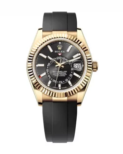 Rolex Sky Dweller 336238 Bright Black Dial 42mm Oysterflex