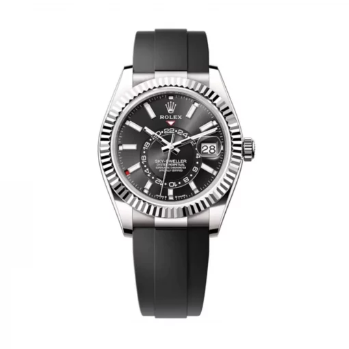 Rolex Sky Dweller 336239 Bright Black Dial 42mm Oysterflex