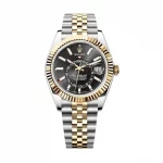 Rolex Sky Dweller 336933 Bright Black Dial 42mm Jubilee