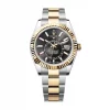 Rolex Sky Dweller 326235 Black Dial 42mm Rose Gold Rubber Strap