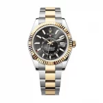 Rolex Sky Dweller 336933 Bright Black Dial 42mm Oyster Band