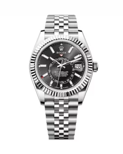 Rolex Sky Dweller 336934 Bright Black Dial 42mm Jubilee