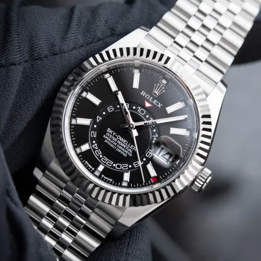 Rolex Sky Dweller 336934 Bright Black Dial 42mm Jubilee