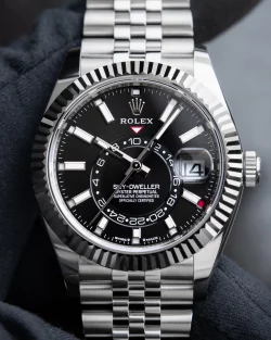 Rolex Sky Dweller 336934 Bright Black Dial 42mm Jubilee