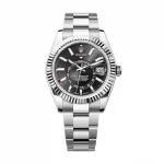 Rolex Sky Dweller 336934 Bright Black Dial 42mm Oyster Band