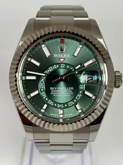 Rolex Sky Dweller 336934 Mint Green Dial 42mm Oyster