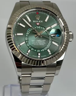 Rolex Sky Dweller 336934 Mint Green Dial 42mm Oyster
