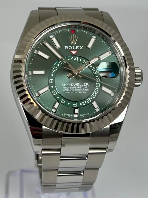 Rolex Sky Dweller 336934 Mint Green Dial 42mm Oyster
