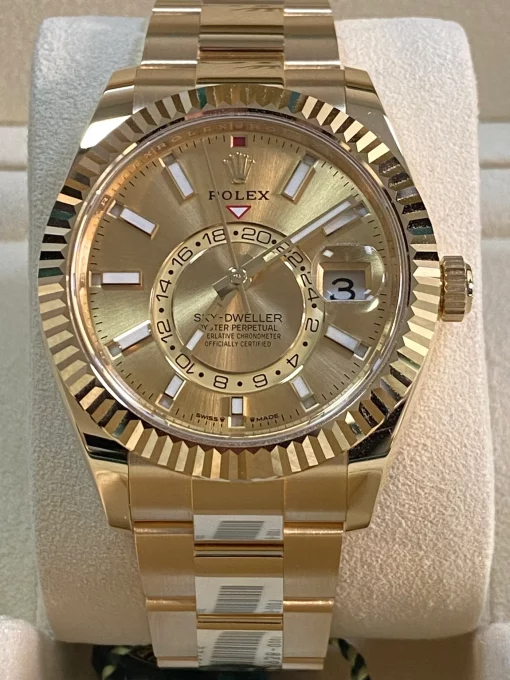 Rolex Sky Dweller 336938 Champagne Dial 42mm
